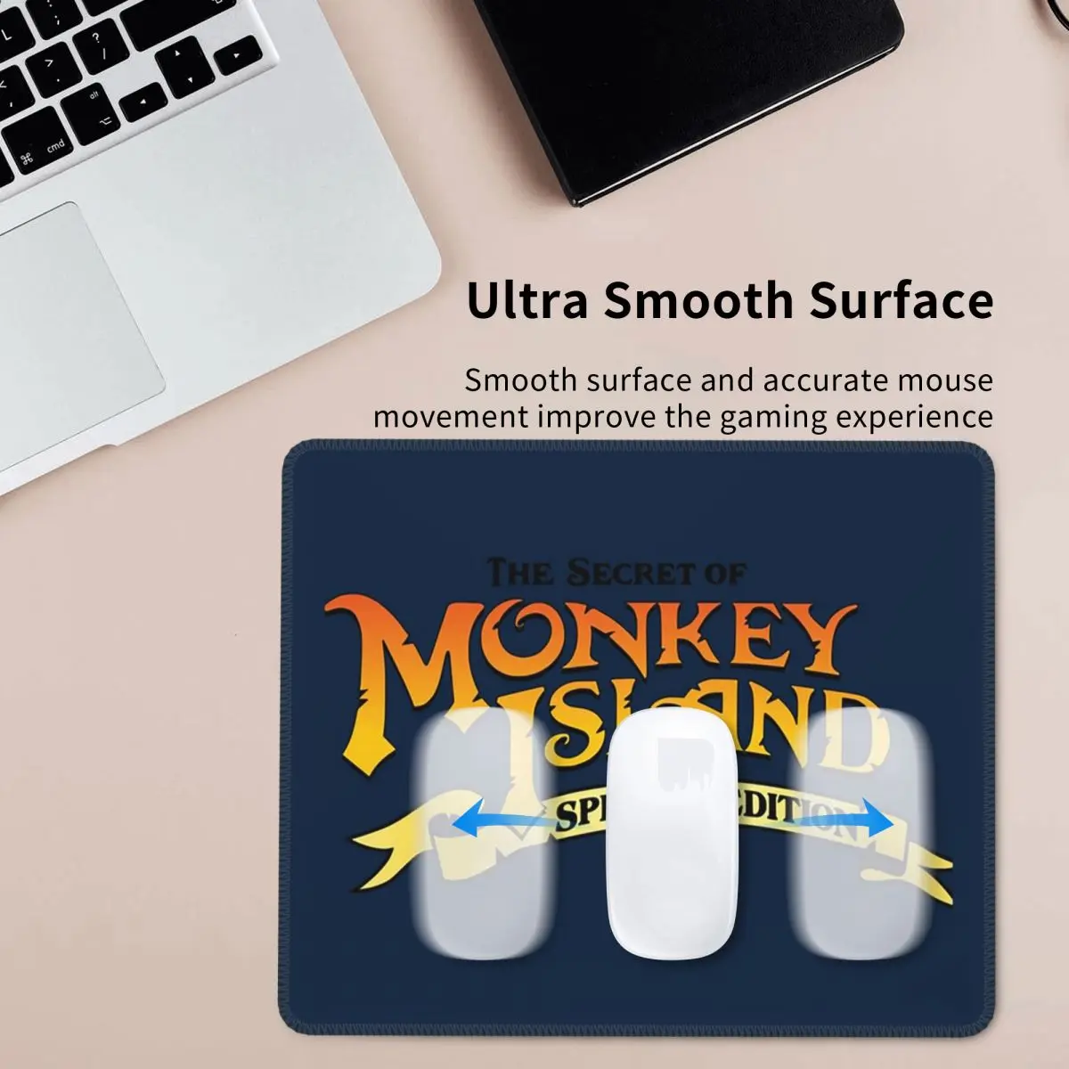 The Secret Of Monkey Island 3 Mouse Pad Computer Keyboard Mouse Mat Gamer Laptop Desk Mat Office Table Mats