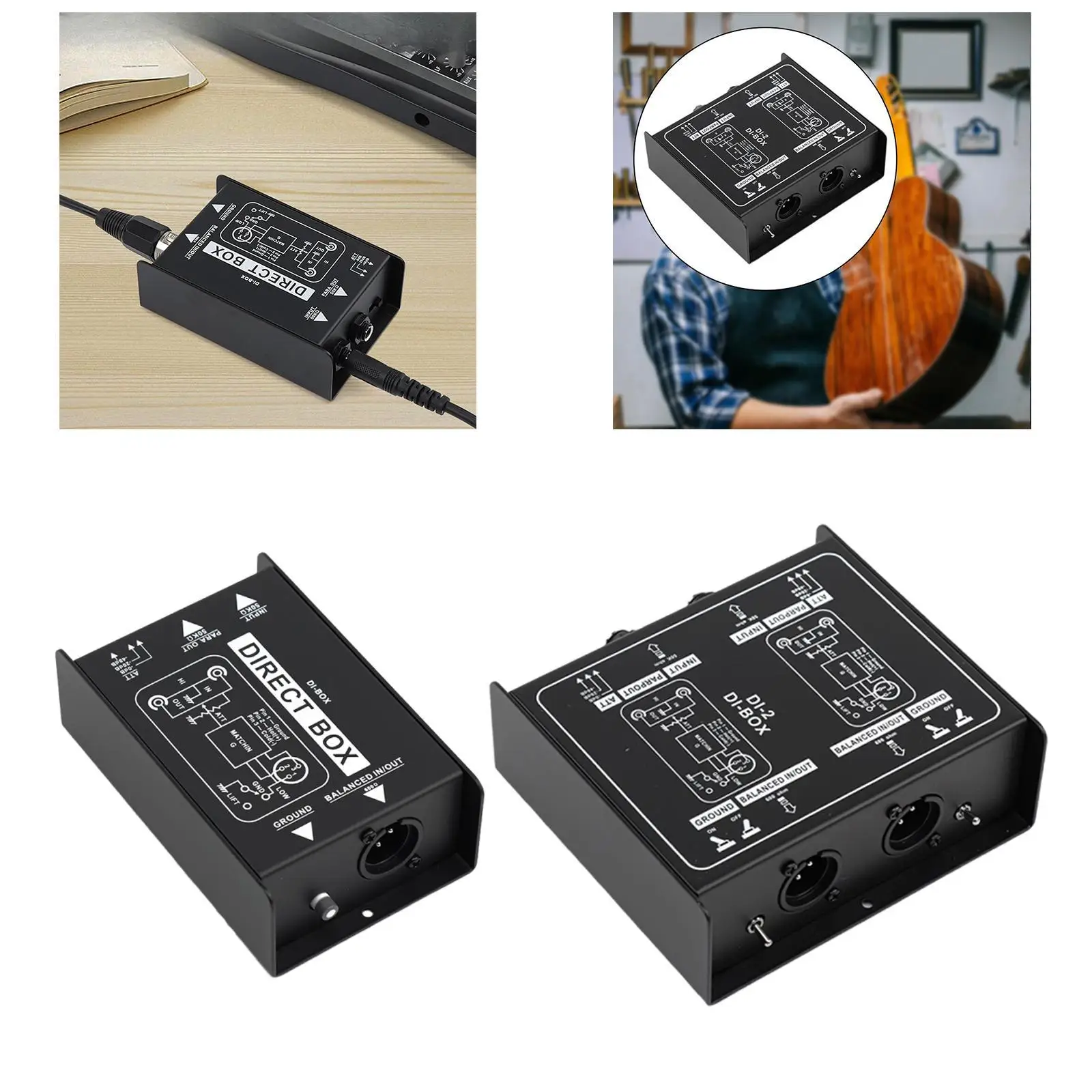 صندوق المباشر السلبي Bass Studio Live Di Box لمهندسي الصوت المحترفين #2