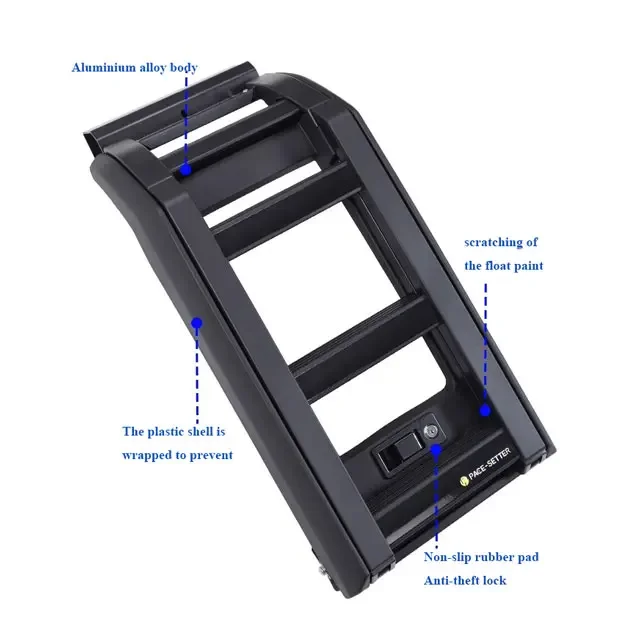 

Jetour Traveler t2 modified roof side ladder Aluminum alloy rear window folding ladder exterior modification accessories