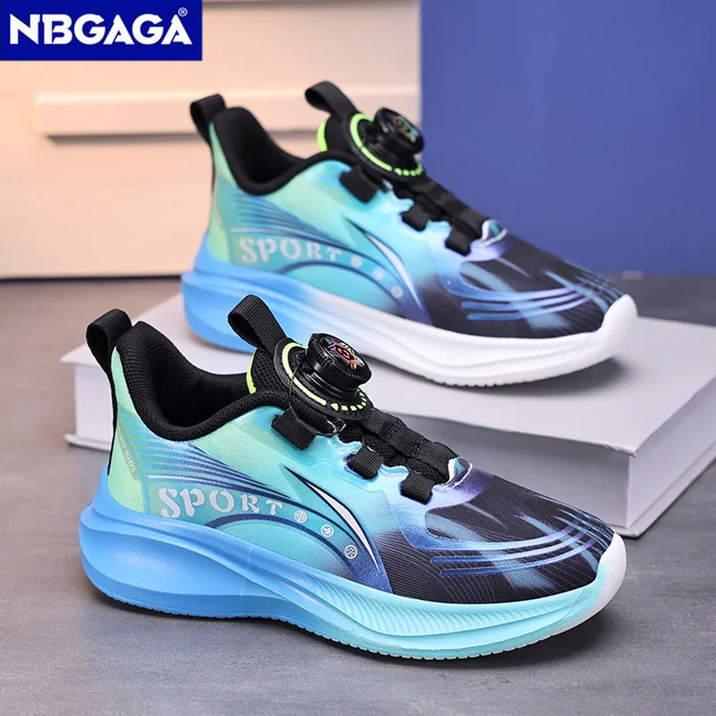 Kids Sneakers Breathable Student Boys Basketball Sports Shoes for Children Outdoor Training Trendy Tennis Size 28-39