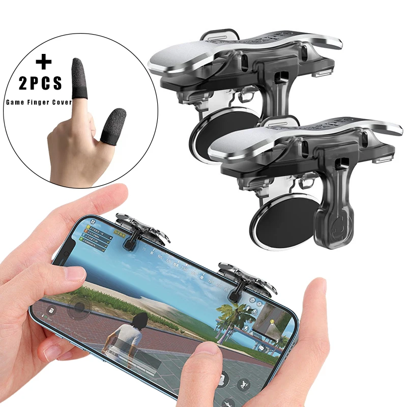 

PUBG Mobile Game Controller Gamepad Trigger Aim Button L1 R1 Shooter Joystick For Different Model Phone Game Pad Accesorios