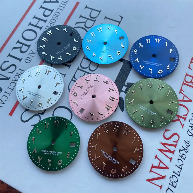 

Middle East Arabic digital dial modification accessories 28.5mm literal fit nh35 movement