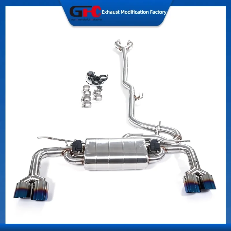 GFC Catback Valvetronic Muffler For Hyundai Genesis Coupe 2.0T 3.8L 2009-2016 High-Performance 304 Stainless Steel Exhaust Pipe