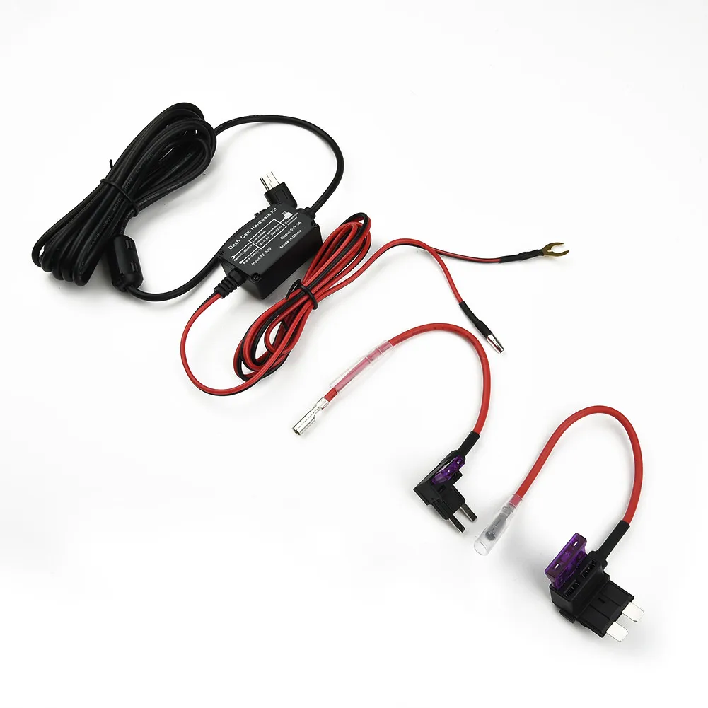 Advanced Hard Wire Fuse Box Car Recorder for Dash Cam Hard Wire Kit for mini USB Fuse Link Cables for Standard ATO/C and Small