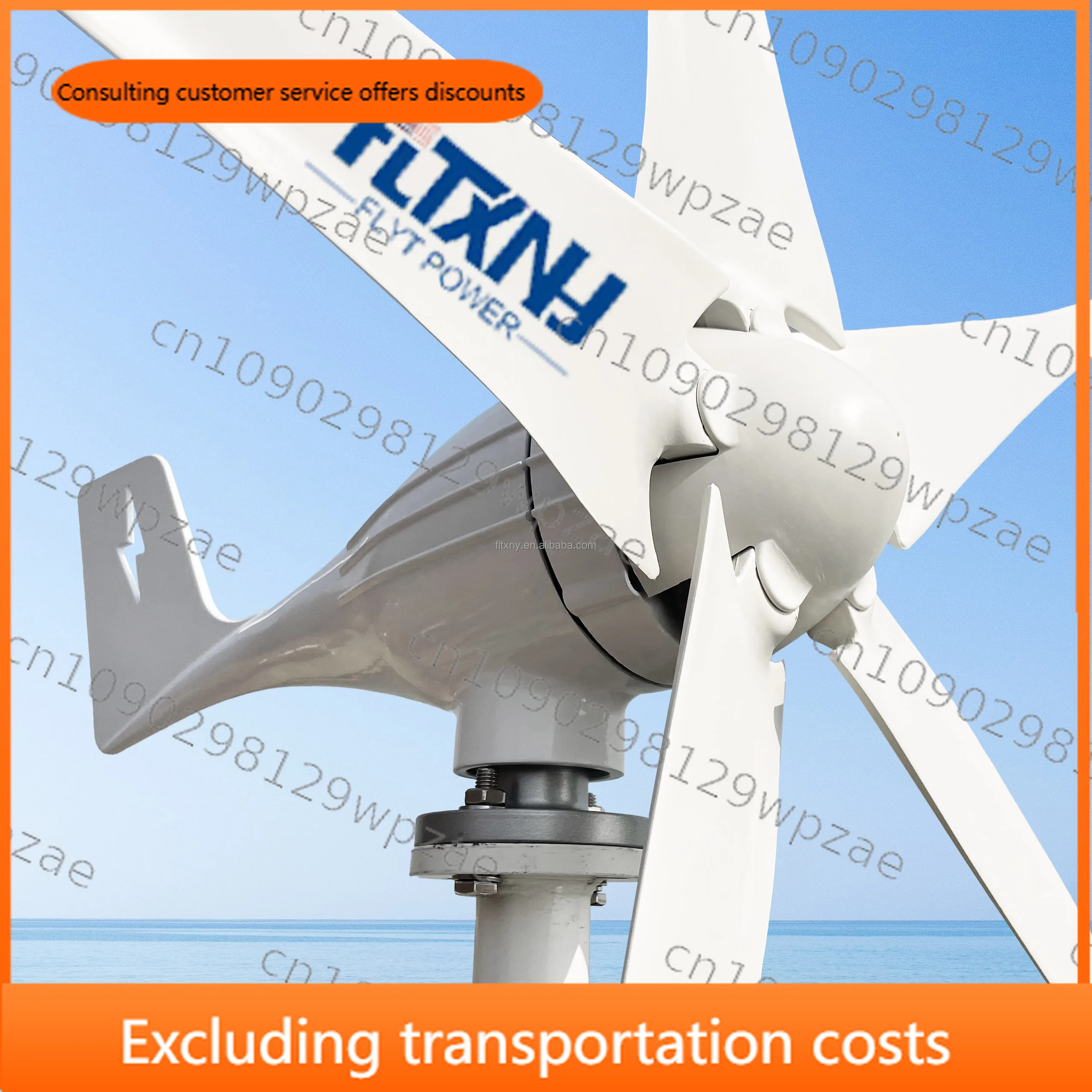 Poland Stock Low Rpm Wind Mill Fan 1000W 2000W 3000W 4000W 12v 24V 48V Mini Wind Power Generator Horizontal Axis Wind