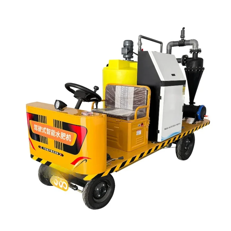 High standard farmland irrigation corn soybean wheat drivable mobile water and fertilizer machine