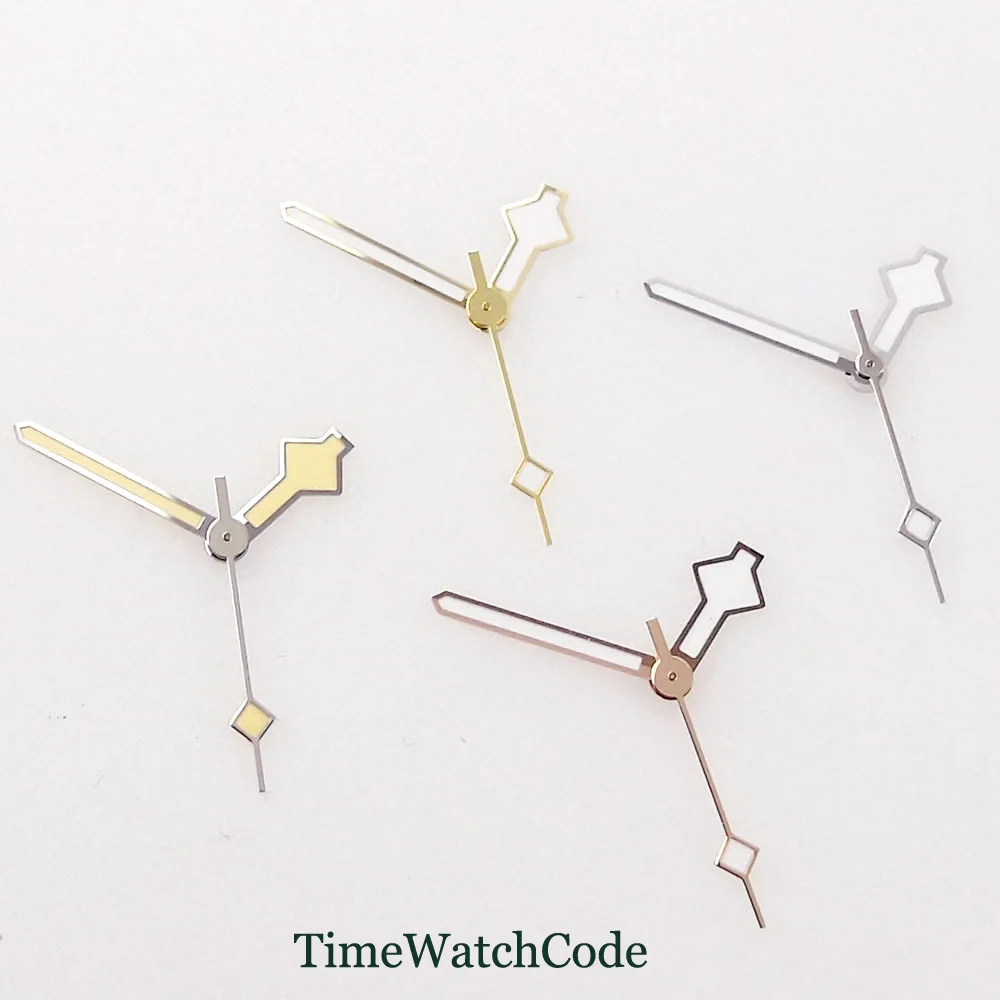 Silver Rose Gold Beige Watch Hands Accessories Luminous for NH35A NH36A Movement Spare Parts