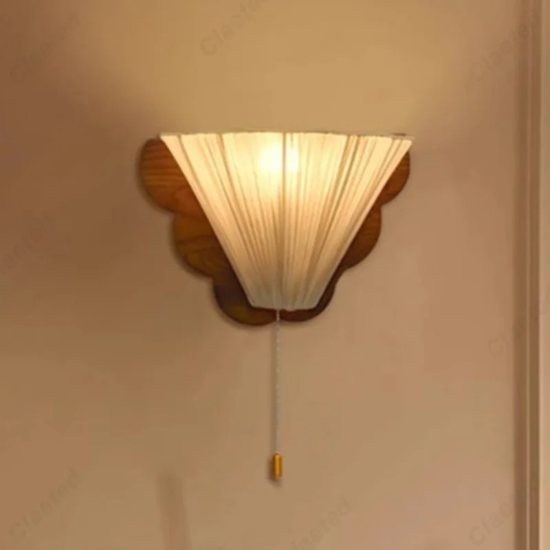 french-retro-walnut-wall-lamp-with-butterfly-fabric-shade-decorative-lighting-for-bedroom-bedside-study-living-room-and-corridor
