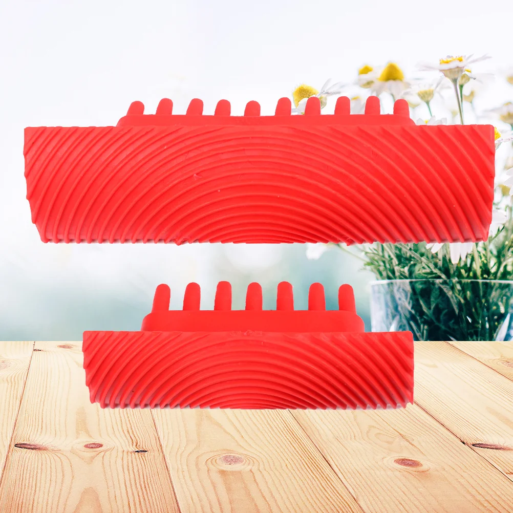 

2pcs Wall Diy Wall Decorating Graining Vivid Graining Effects Wood Grain Painting Wood Grain Painting Tool Tool