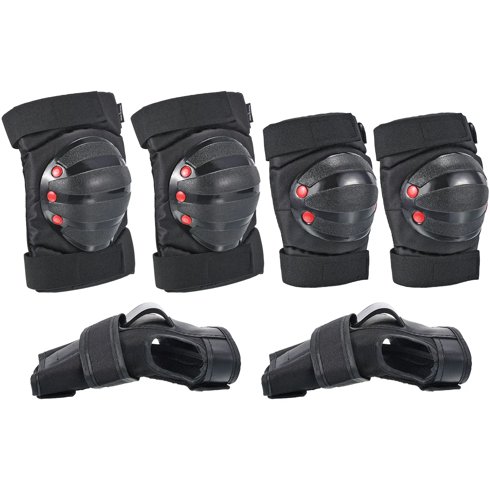 

Наколенники для взрослых и молодежи, налокотники, защита запястий, комплект защитного снаряжения 3 в 1, для катания на роликовых велосипедах, скейтборде, катания на коньках