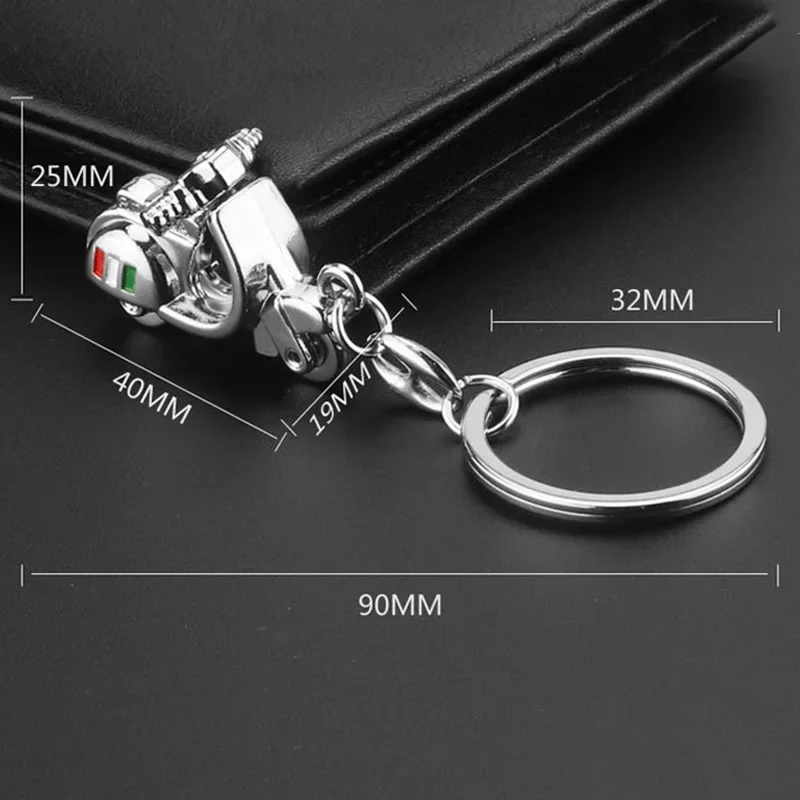 OTOKIT New Metal Motorcycle Key Ring Keychain Ring Cute Creative Gift Sports Keyring Gift Store key chain Car Bag Key Rings