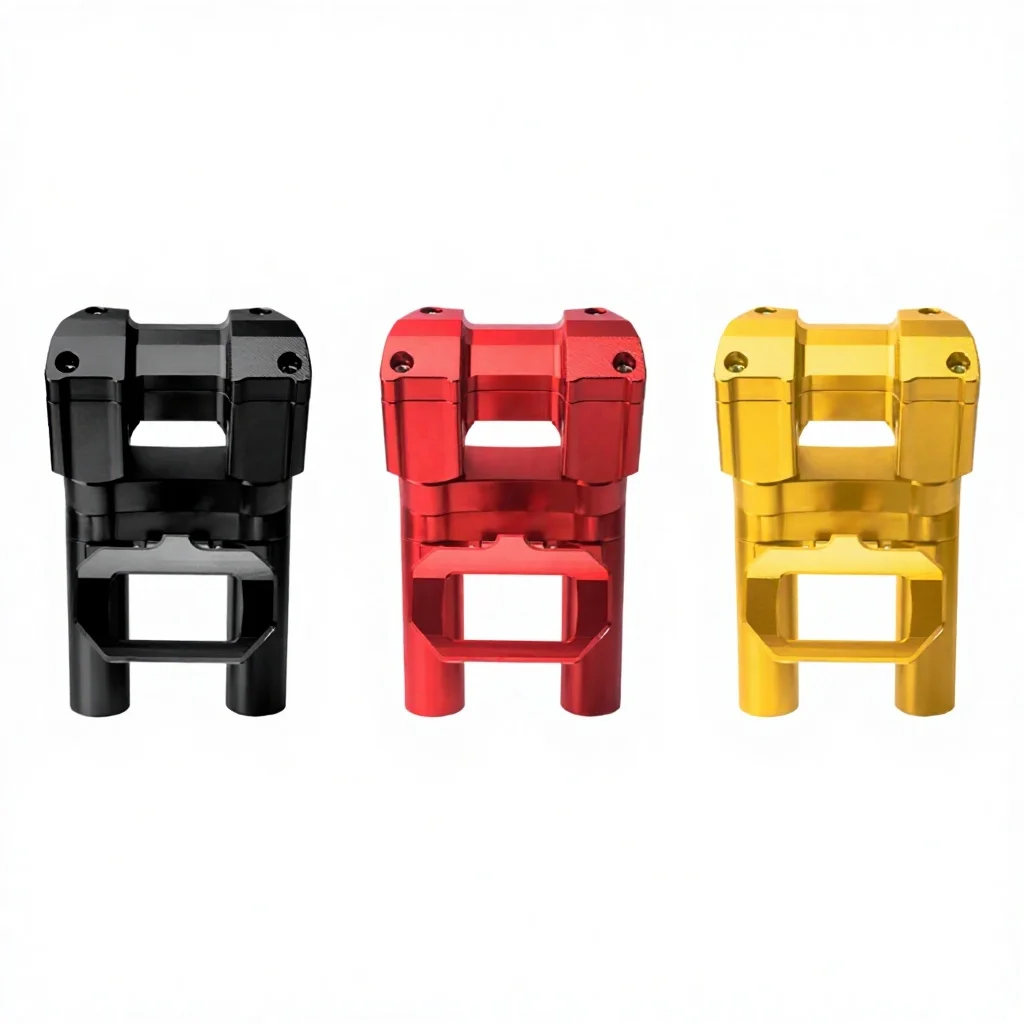 HCMOTORKU New 8'' Front Aluminum CNC Handlebar Riser Replacement Part Softail Lower Rider FXLRS Street Bob FXBB JJ1583