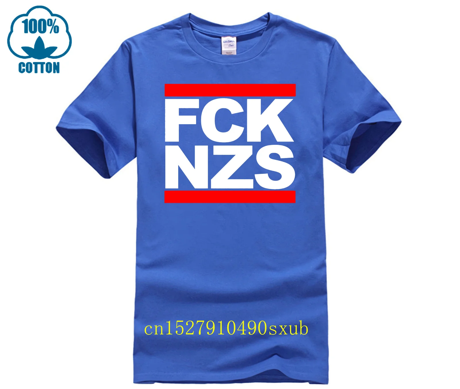 tshirt FCK NZS casual o neck loose summer T shirt for men