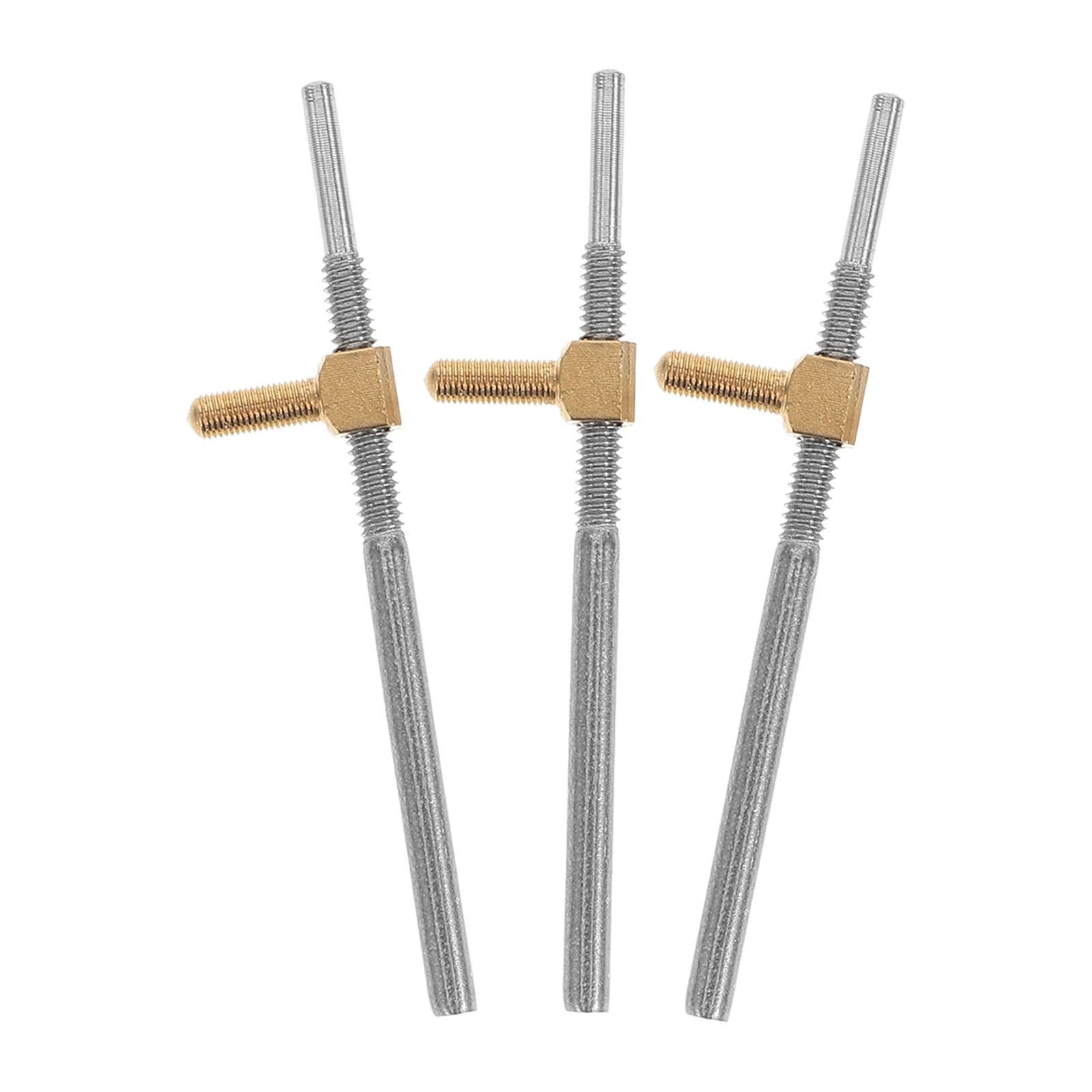 

3Pcs Violin Bow Frog Screw Metal Repair Rods Quick Replacement Violin Accessories Professional Repair Parts Instrument Fittings