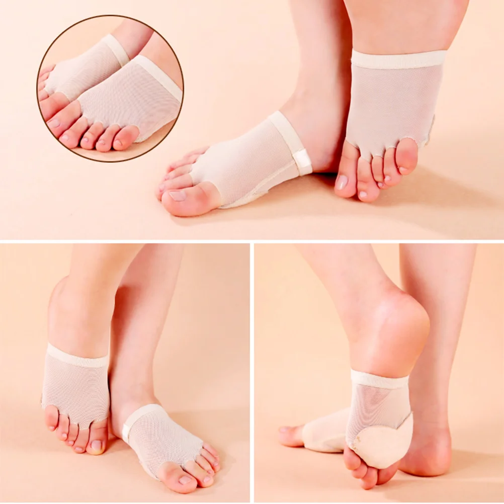 เต้นรํา Forefoot Pads ถุงเท้า Metatarsal Dance Paws Sole ครึ่งรองเท้าฟิตเนส