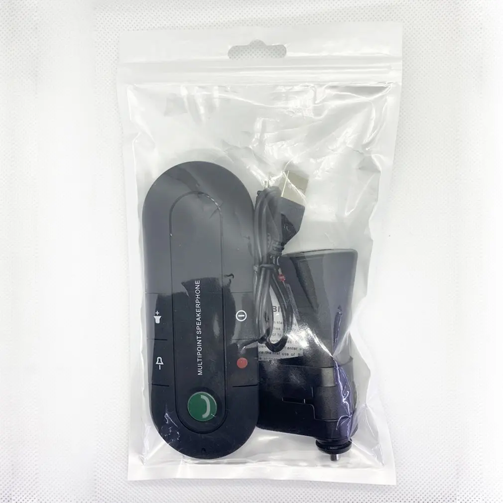 Kit de altavoz manos libres inalámbrico para coche, Clip de visera de teléfono para IPhone y Android, altavoz de Chipset CSR integrado duradero