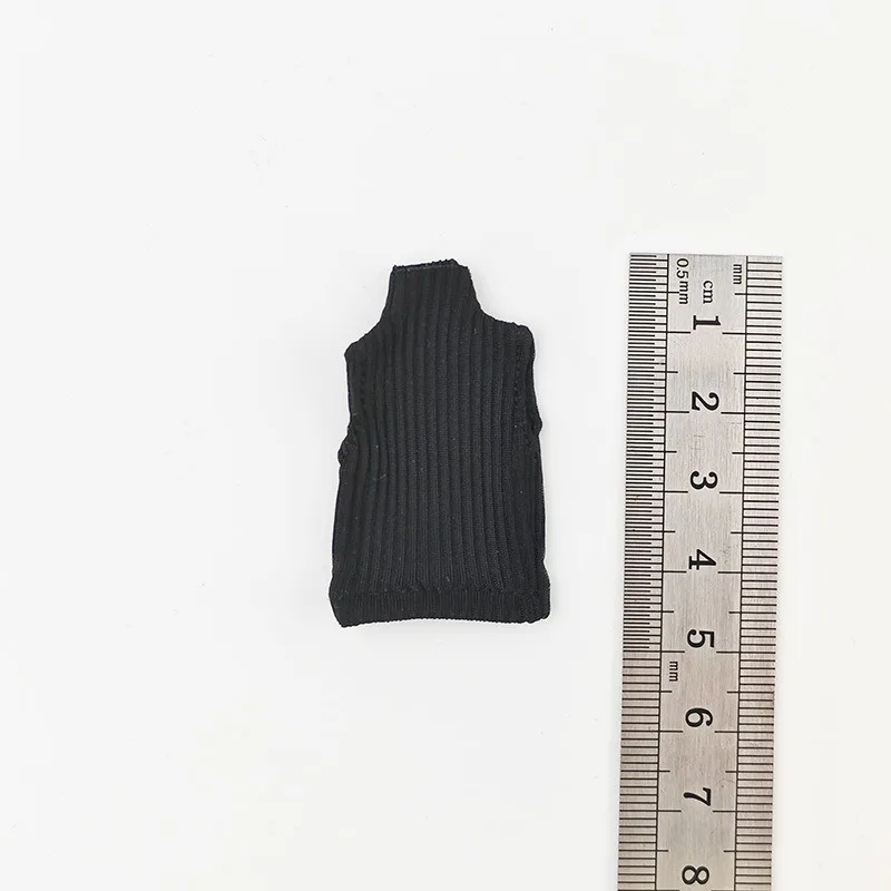 YEESENYIYI 1/18 échelle soldat à épaules larges col haut gilet col roulé pull pour 4 pouces BJD poupée figurines d'action