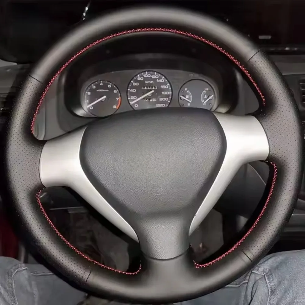 

Car Interior Steering Wheel For Honda City Jazz Fit 2007 2008 Car Interior Steering Wheel Perforated Microfiber Leather Cover