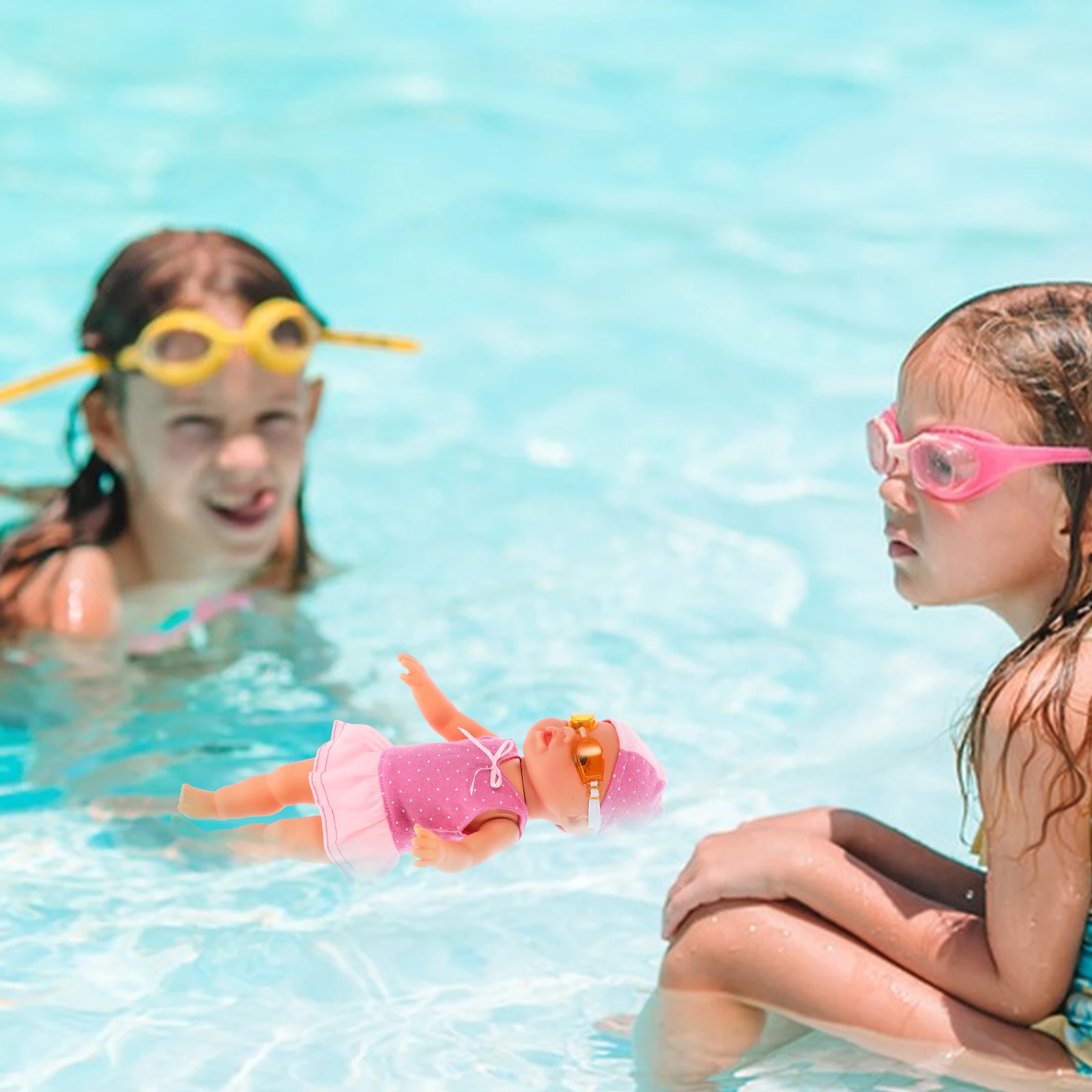 لعبة حمام سباحة كهربائية مقاومة للماء للأطفال، حمام سباحة للأطفال حديثي الولادة، لعبة مائية آمنة وموثوقة للصيف #4