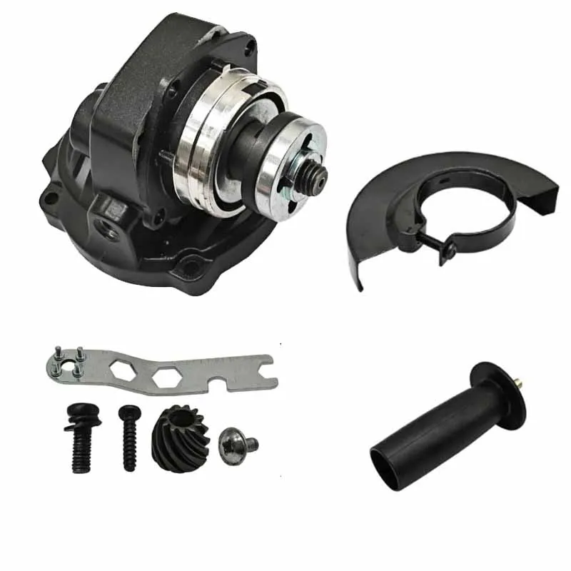 Angle Grinder Front Head Assembly for 100 Type M10 Thread Brushless Complete Replacement with Lubrication Oil