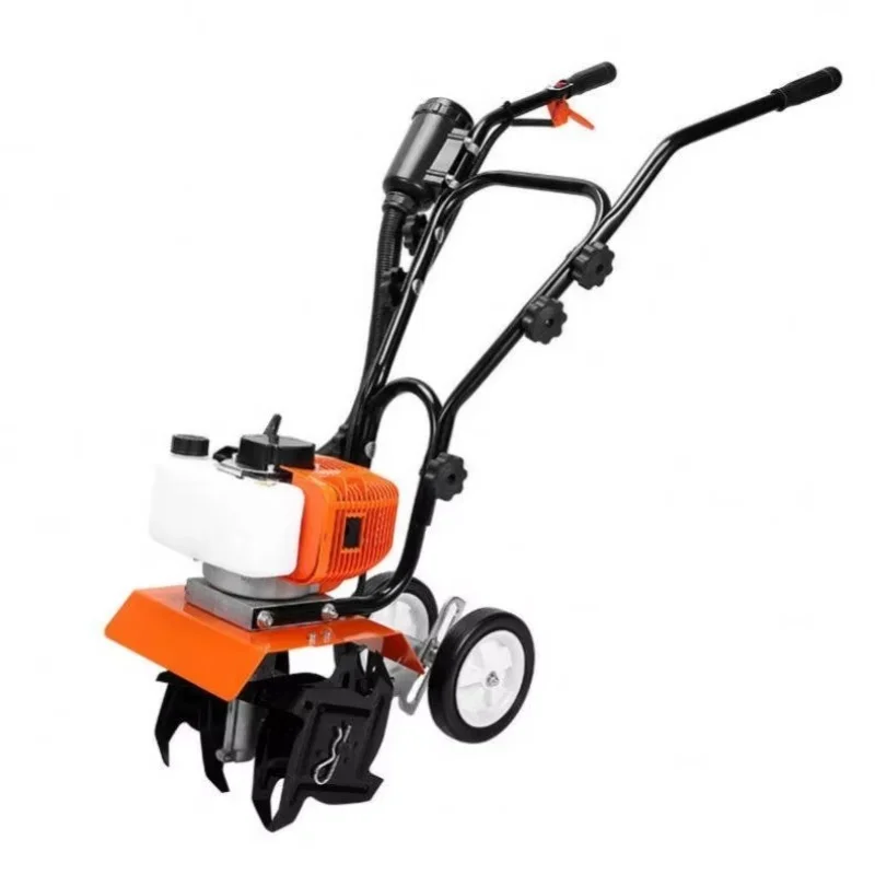 Small Multi-functional oline Hand-held Cultivated Land Loosening Machine Agricultural Micro-tiller Rotary Tiller