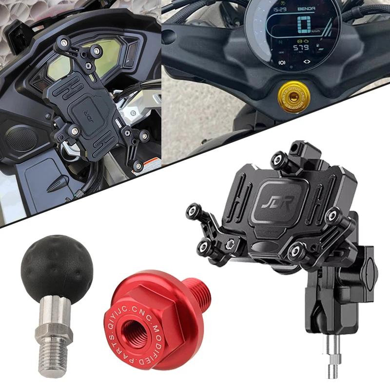 Image of Für BENDA Napoleon 250 450 Napoleon250 Napoleon450 Motorrad-Modifikation Dreistern-Abdeckung Schraubkappe für Handyhalterung