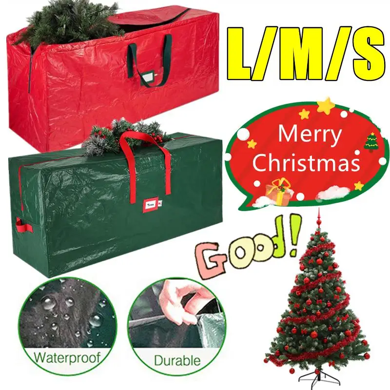 

New Folding Christmas Tree Storage Bag Waterproof Moving Packing Bag Xmas Tree Bag Large Capacity Storage Camping Gear Organizer