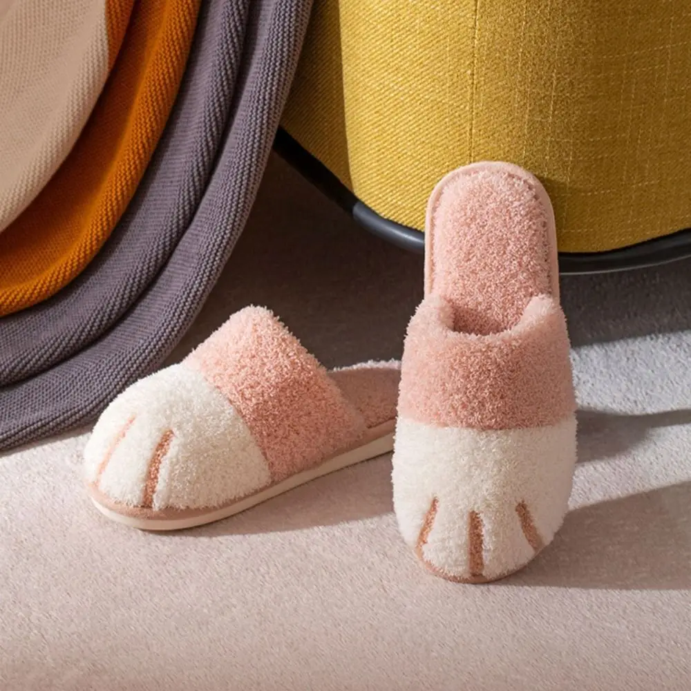 عارضة كيتي أفخم القط باو النعال لينة الإبداعية القط مخلب النعال الحيوان سميكة وحيد الشتاء رقيق الشرائح غرفة نوم #2