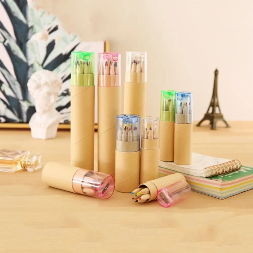 Creativity Crayon Student Pencil 12 Color Drawing Art Colored Pencil Student Stationery Portable Drawing Pencil