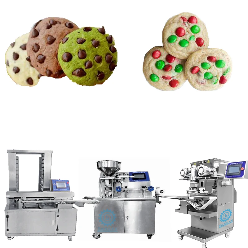 Factory Supplier Rheon Automatic Fortune Cookies Decorating Commercial Cookies Biscuit Encrusting Machine