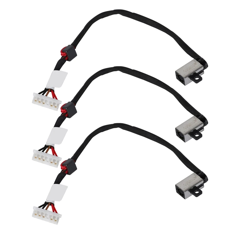 Cable de toma de corriente de CC, accesorio para Dell Inspiron 15-5000 5555 5558 DC30100UD00, nuevo, 3 uds.