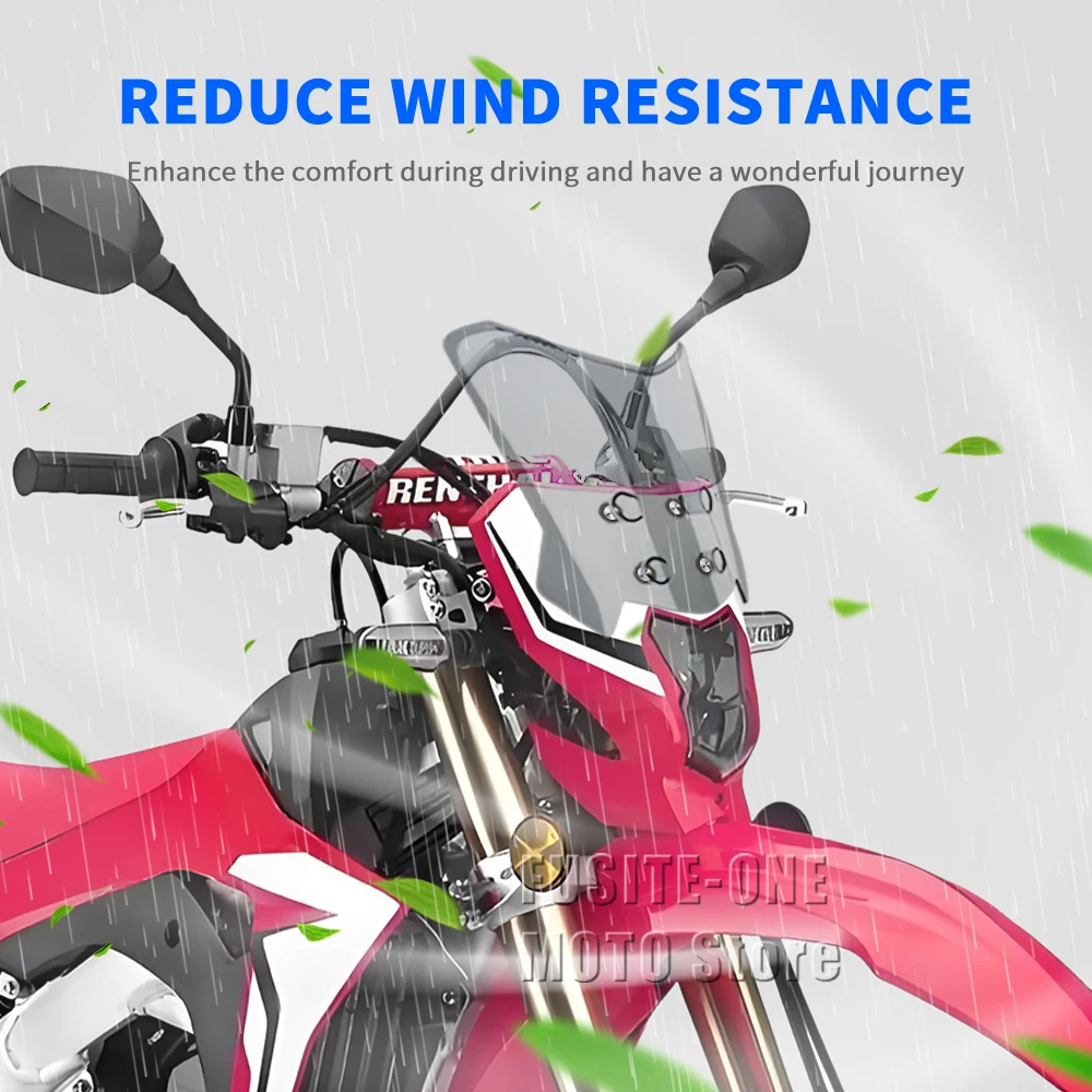 

Для Honda crf 250l 250m 250x 450l 450 раллийный мотоцикл приключения стиль расширения лобового стекла ветровое стекло дефлектор экрана
