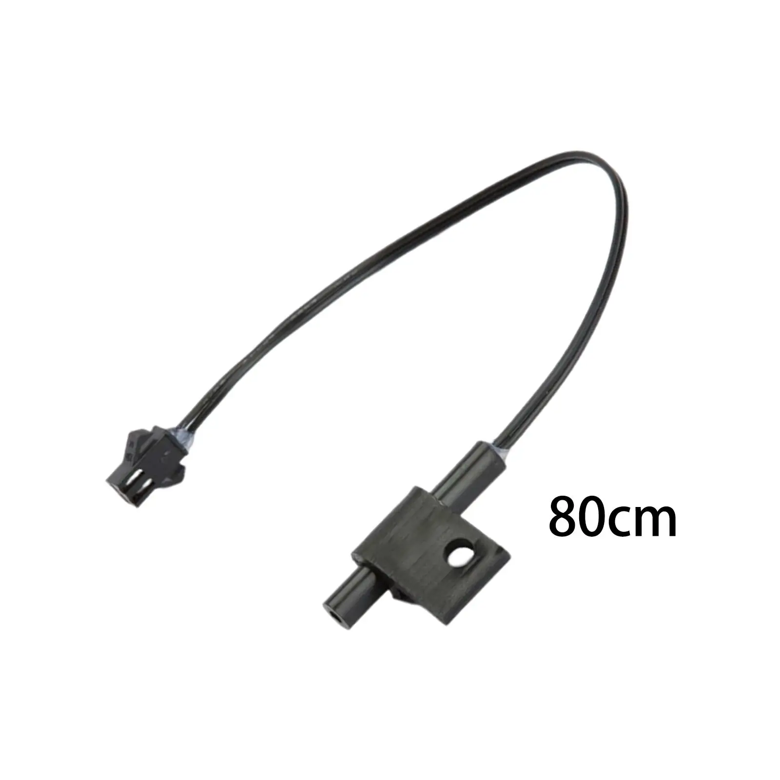 Speed Sensor Repair Cable 80cm Black Plastic Tachometer Wire for Cardio Training Rowing Machine Treadmill Fitness Spare Parts