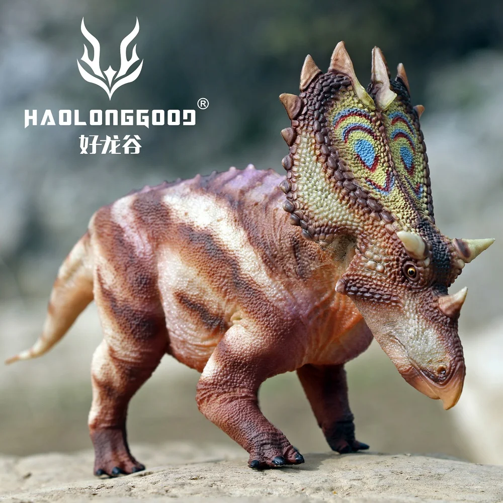 HAOLONGGOOD-Figurines de dinosaure utahcératops, échelle 1:35, modèle animal, jouet cadeau, nouveau novembre