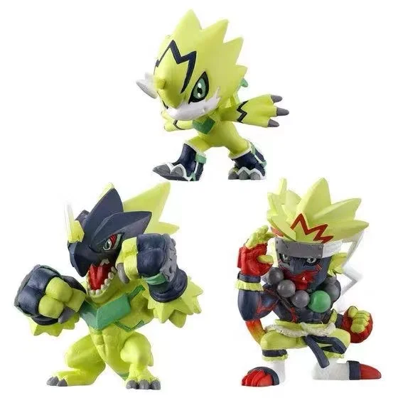 Bandai In Stock Original Digimon Adventure NEW COLLECTION Guilmon Dukemon Devimon Monzaemon Anime Figure Toys