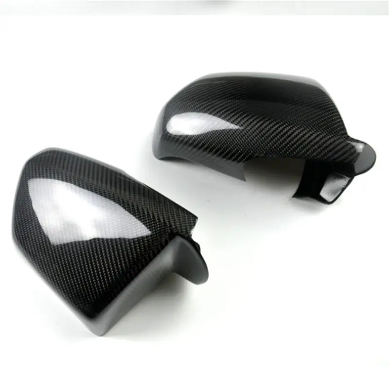 

Protective Side Mirror Cover Caps 2PCS Carbon Fiber Car Rearview Add On Style For Cadillac CTS 2009-2013