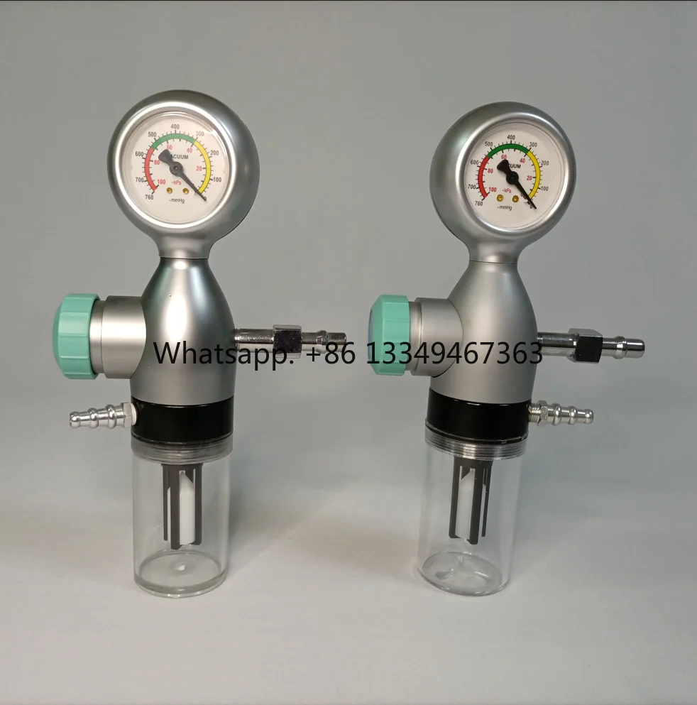 Clinical Bedhead Vacuum Regulator with Multi Gas Support and Safety Jar for Surgical Units