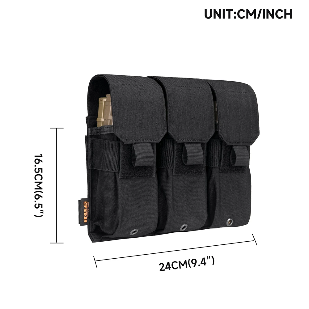 Tactical Molle Triple M4 Magazine Pouch Mag Pouch For M4 M14 M16 AK AR Cartridge Holder Rifle Mag Bag Hunting Accessories Pack