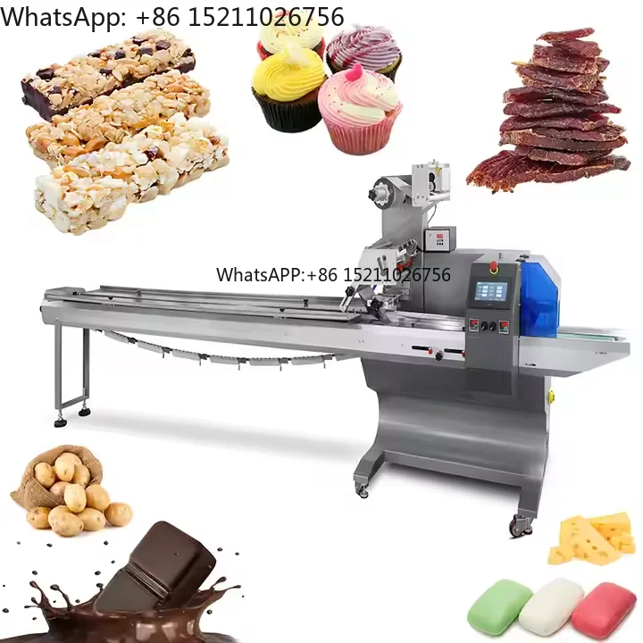 2024 New Type Pillow Packaging Machine Automatic Pillow Packing Machine 40 Bags/min With High Speed