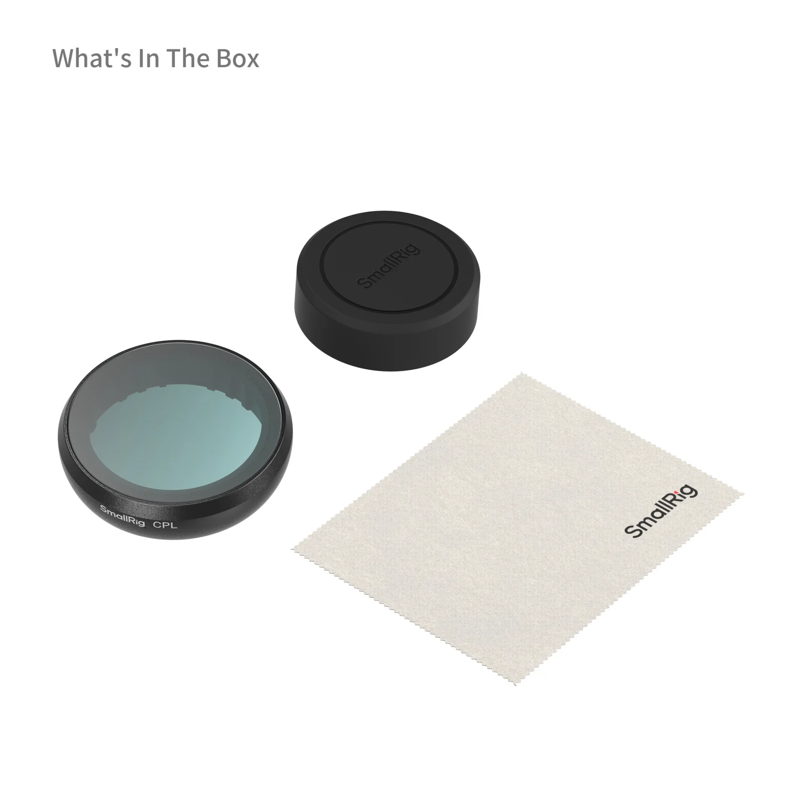 SmallRig CPL-filter voor Insta360 GO Ultra met siliconen lensafdekking Rainbow High-Alumina Glass Snap-on Design -6087