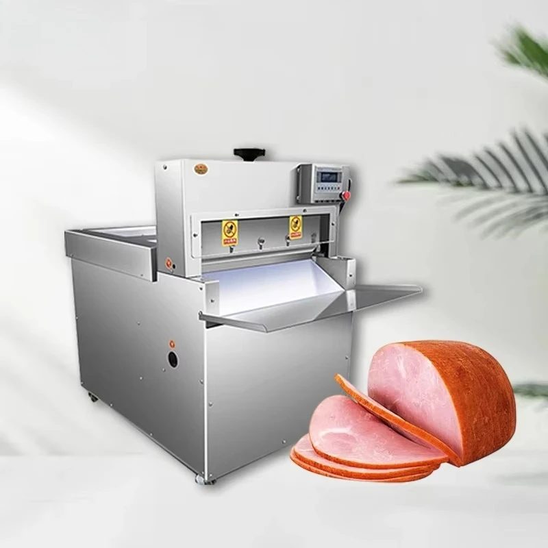Large-Scale Fully Automatic CNC Mutton Slicing Machine for Roll Cutting Meat Products New Condition