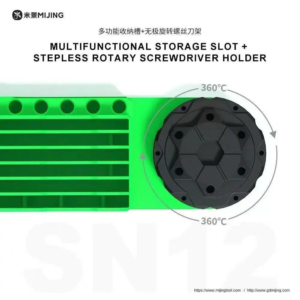 MIJING Screwdriver Holder/Soldering tips company/Soldeirng Iron Tips Holder/Support Tips/Twezzers/Stencils Holder