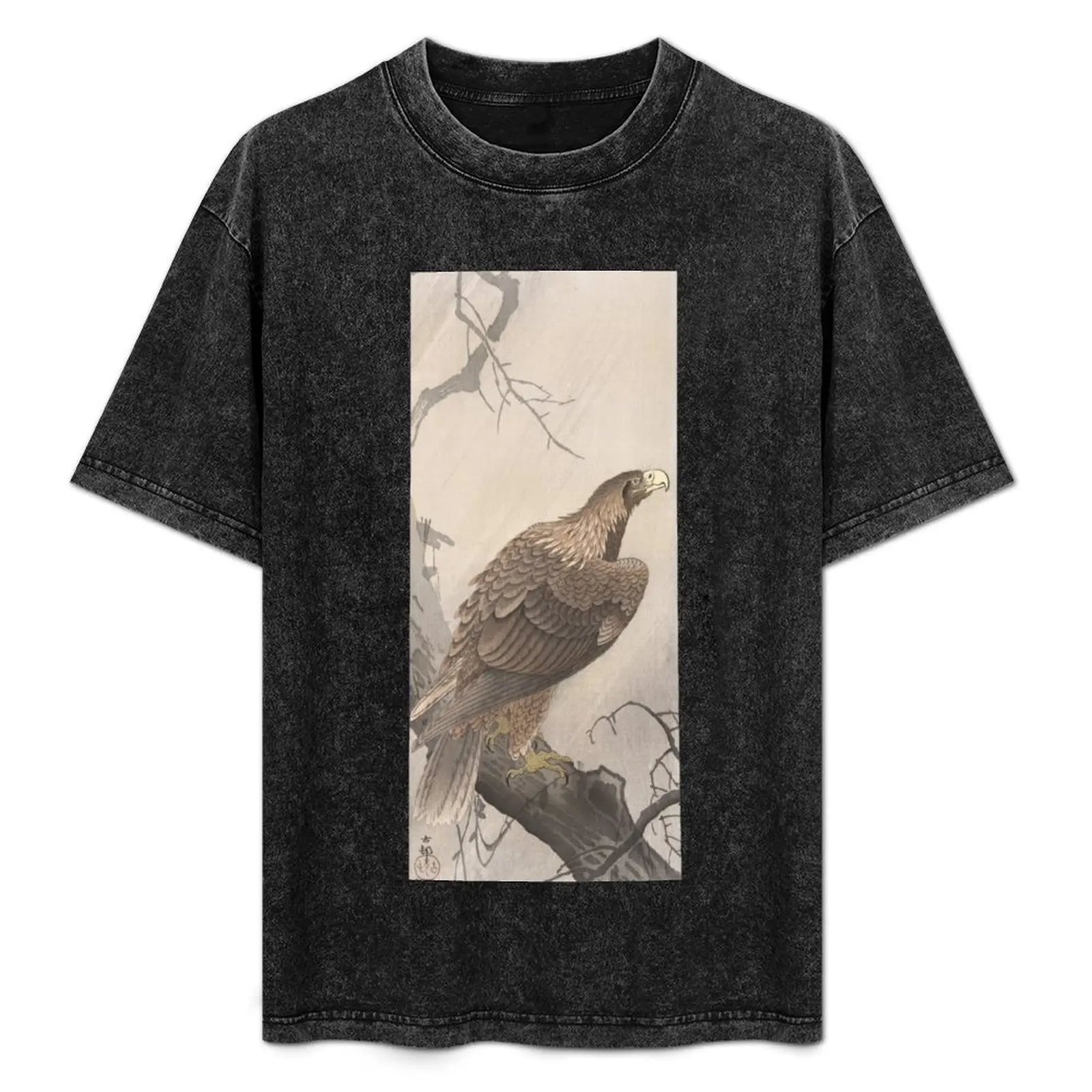 Eagle by Ohara Koson T-Shirt shirts graphic oversizeds cotton t shirt men