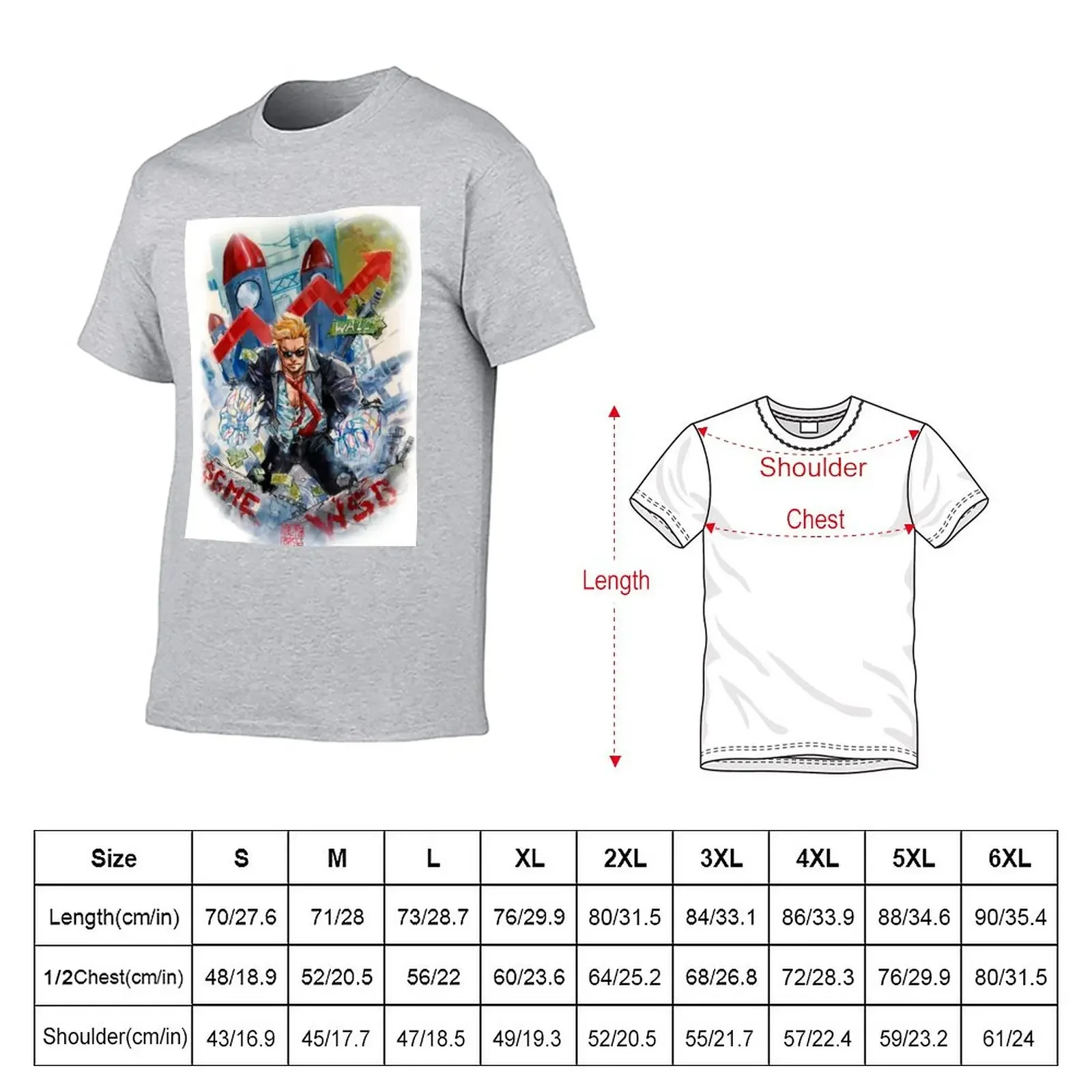 Wall Street Diamond Hands - $gme WSB Artwork T-Shirt heavyweights Aesthetic clothing sweat t shirts for men