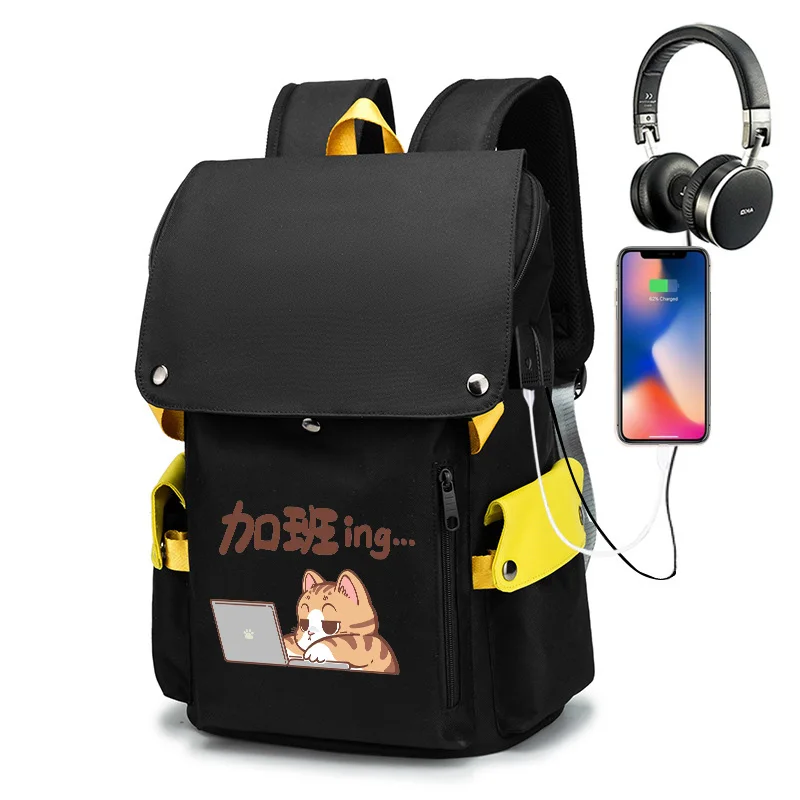 

XiuLo мультфильм Worker XoTUK Fiing Сумка для ноутбука для поездок на работу Сумка для книг Двухобрастаемая Slaer Leisure ex Bag