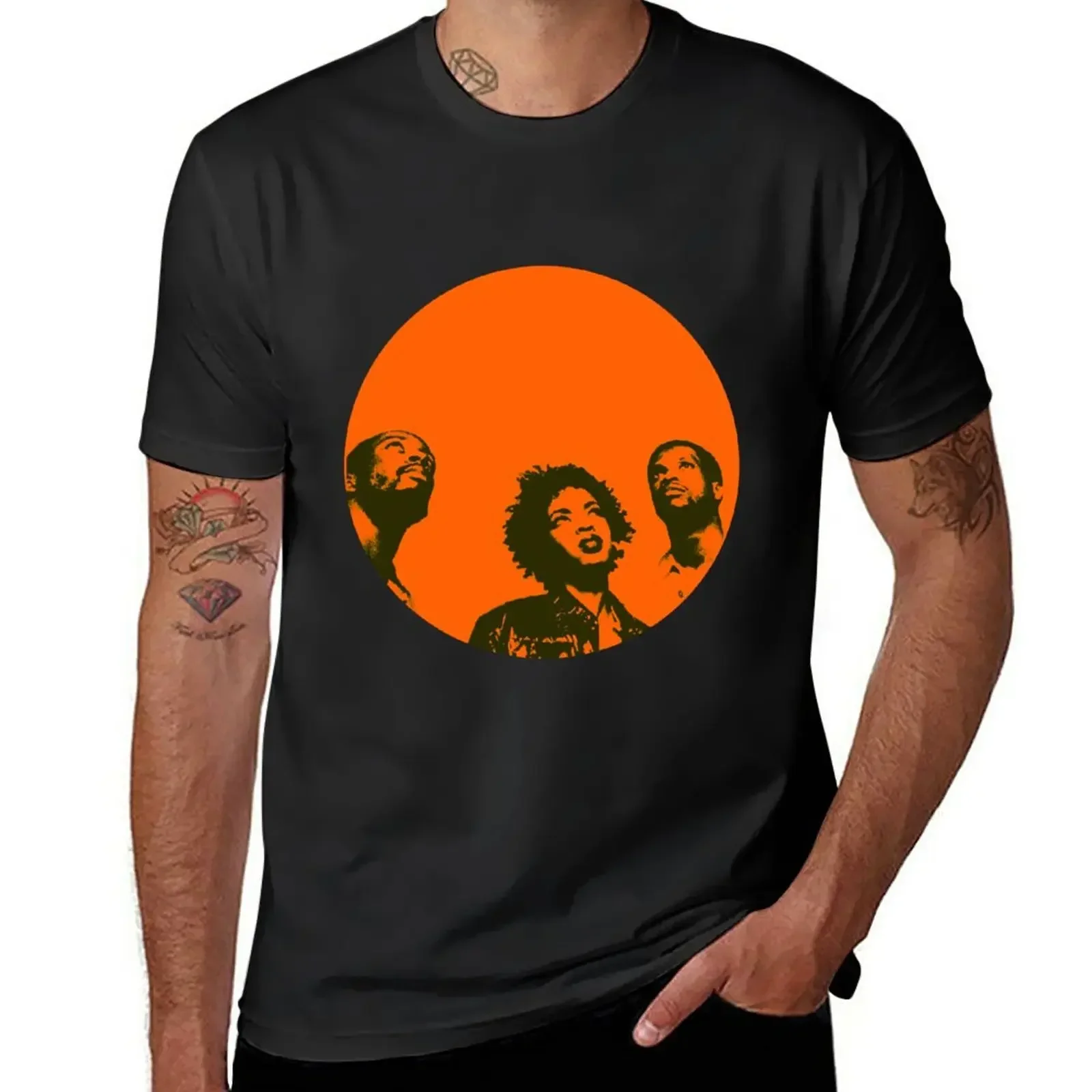 Fugees Minimal T-Shirt plus size tops baggy shirts t shirt men 100℅ cotton