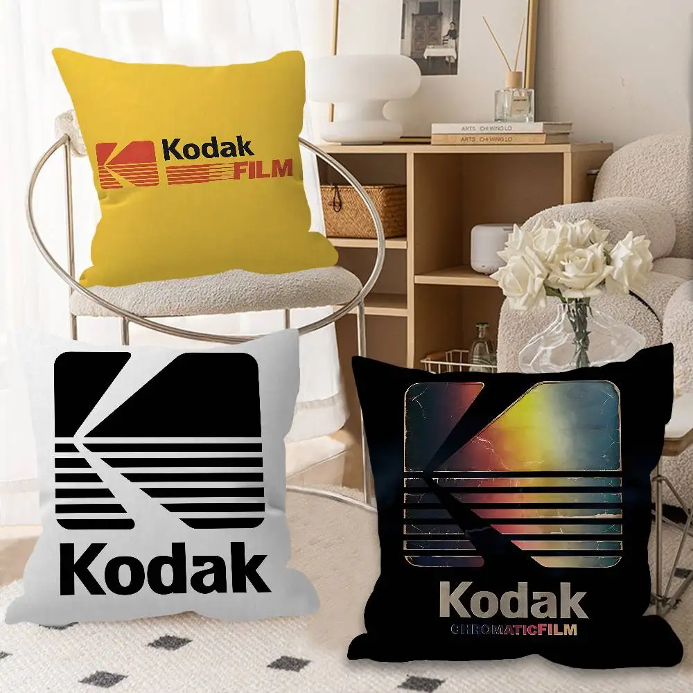 K-Kodak Logo Pillow Anime Pillow Sofa Bed Head Pillow Cover Cushion Cover 45x45 cm Fashion