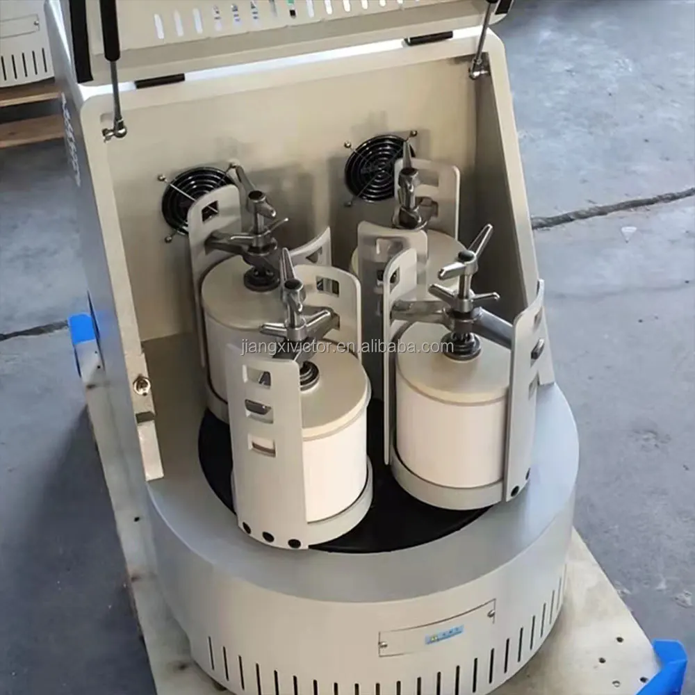 Mesin Penggiling Bola Planet Mini 0.4l untuk Pembuatan Bubuk Nano Laboratorium dengan 4 Wadah Zirkonia