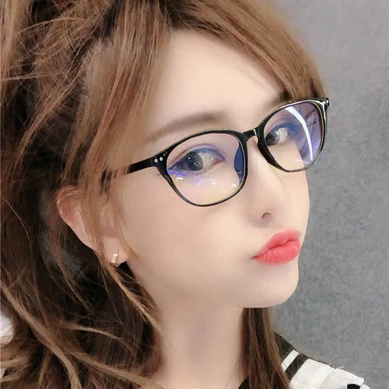 

New trendy optical glasses frame men's trendy retro myopia frame glasses women's cross-border round frame anti-blue light glasses