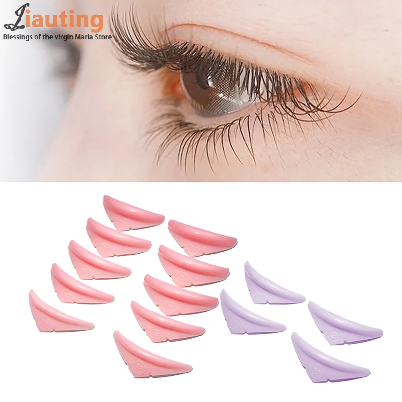 5 Größen 3d Wimpern Dauerwelle Locken wickler Lift Pads Wimpern Dauerwelle Pads Stangen für Wimpern heben Silikon für Wimpern Make-up Beauty Tool